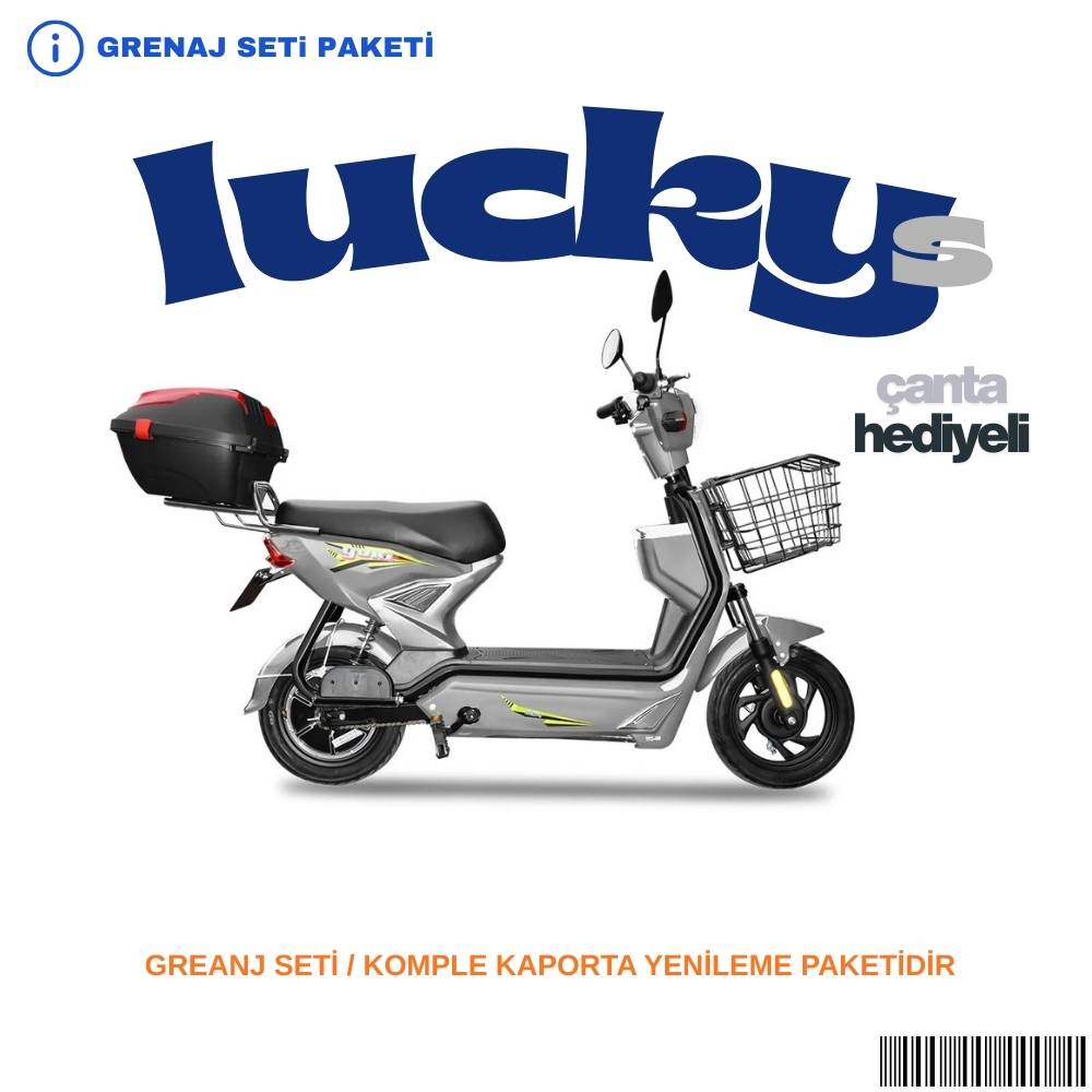 Yuki Lucky S Grenaj Seti Gri 10 Parça